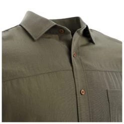 Aclima Woven Wool Shirt - Hemd -Abenteuer Geschaft aclima woven wool shirt hemd detail 3