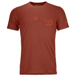 Ortovox 185 Merino Logo Spray Ts - Merinoshirt -Abenteuer Geschaft ortovox 185 merino logo spray ts merinoshirt 2